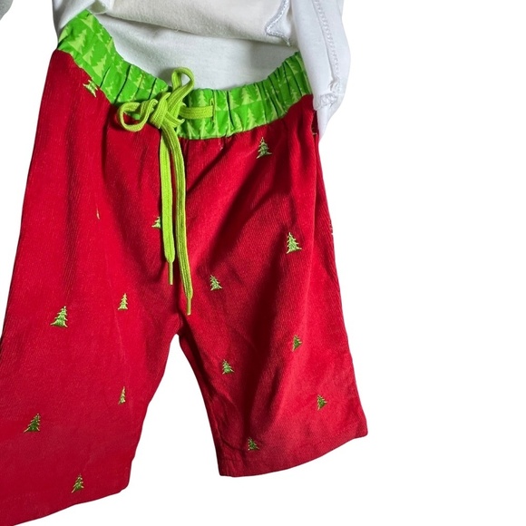 Mudpie size 0-6 month two piece Christmas set - Picture 3 of 5